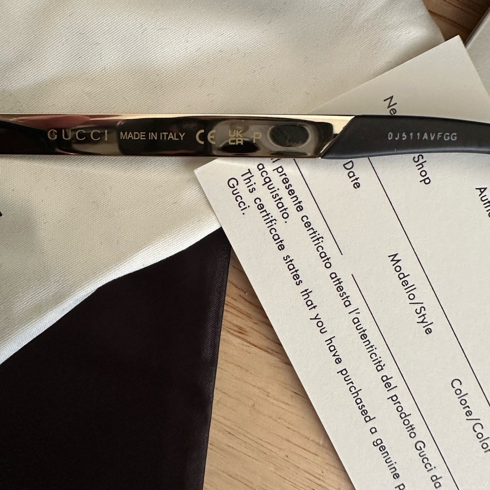 Gucci GG0687S - 002 Sunglasses Black w/Grey Polarized lens 57mm - NEW - Picture 12 of 15